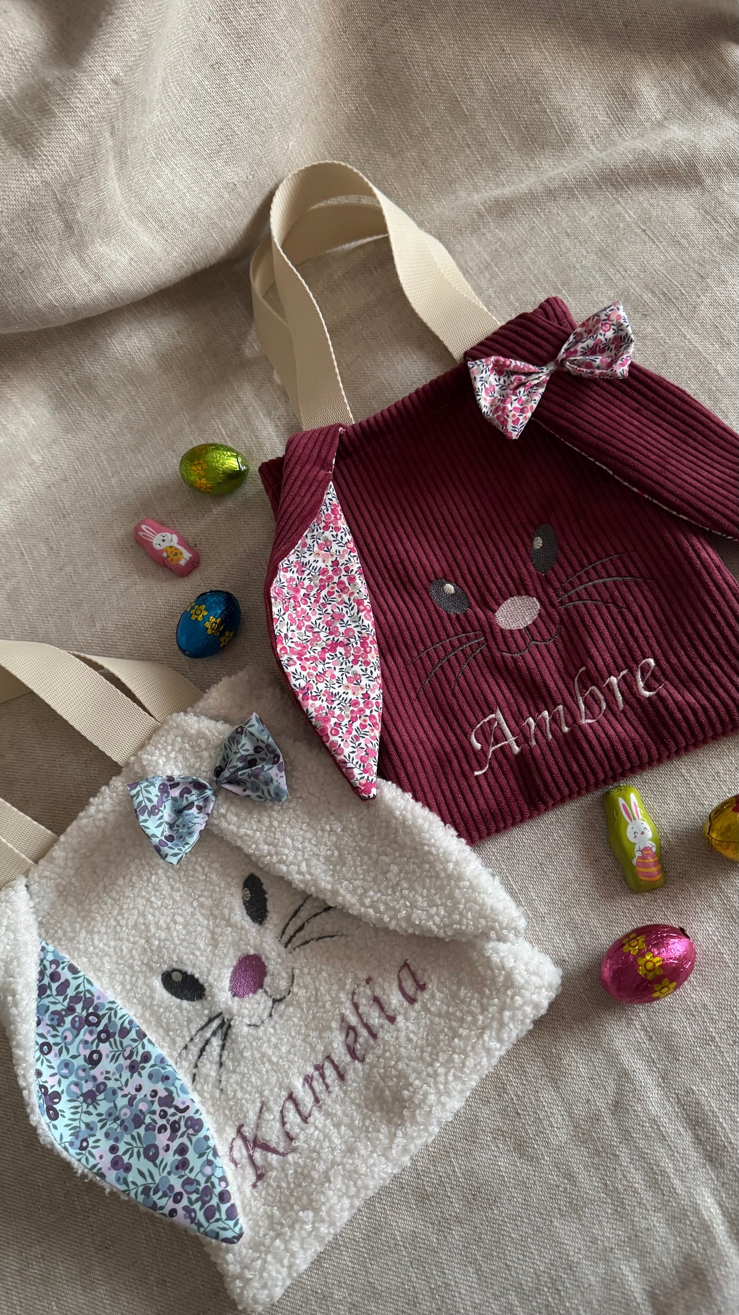 Sac de Pâques personnalisé