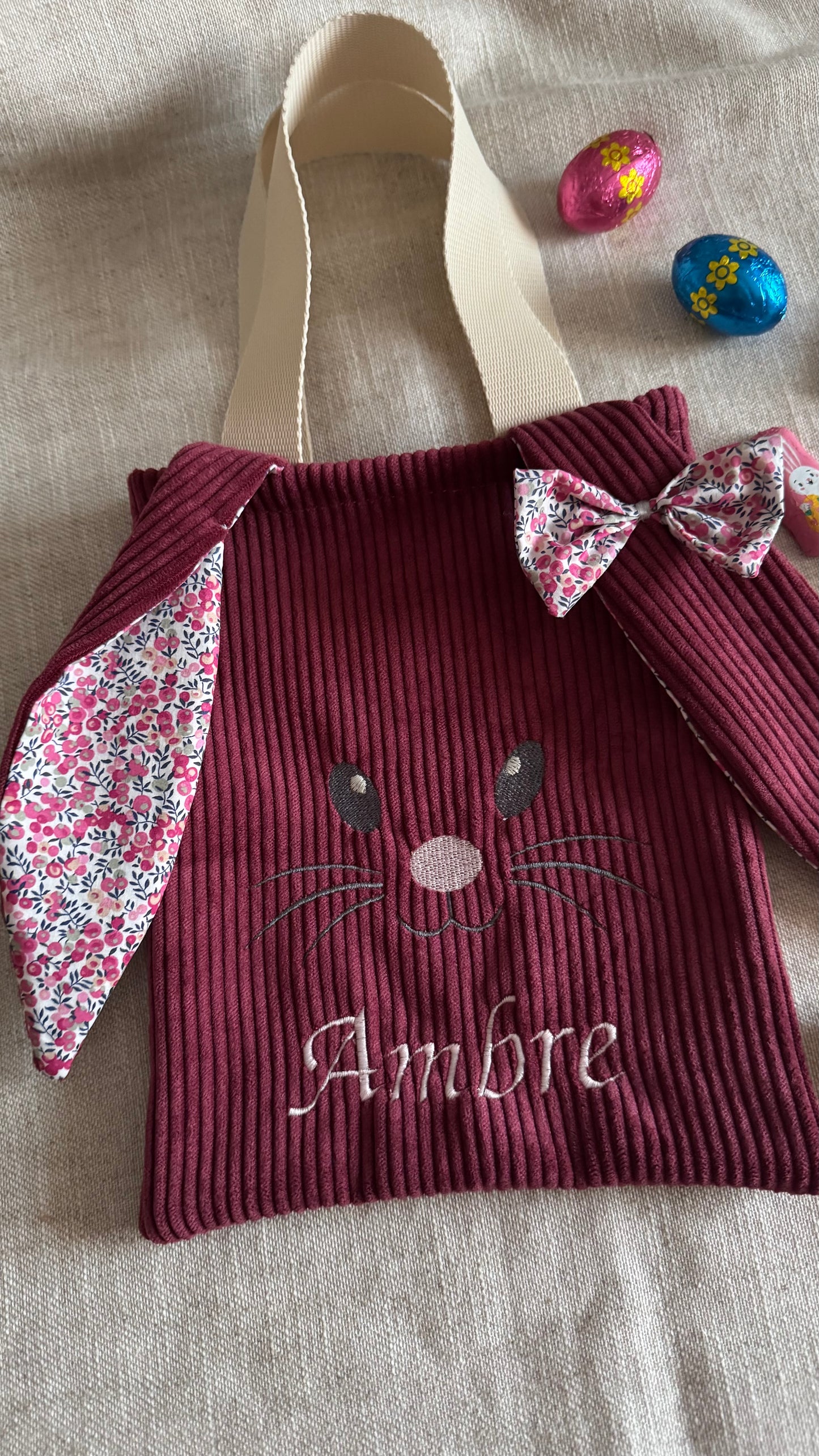 Sac de Pâques personnalisé