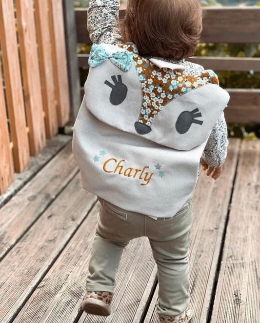 Sac à dos renard personnalisé
