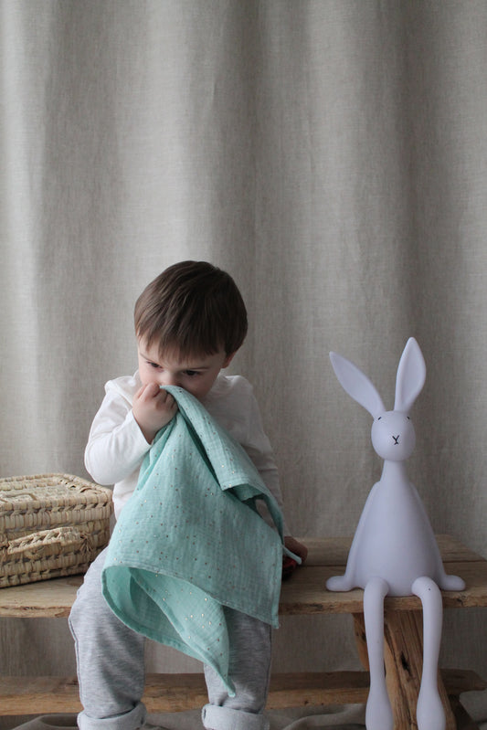 Maxi lange gaze de coton pour bébé personnalisé