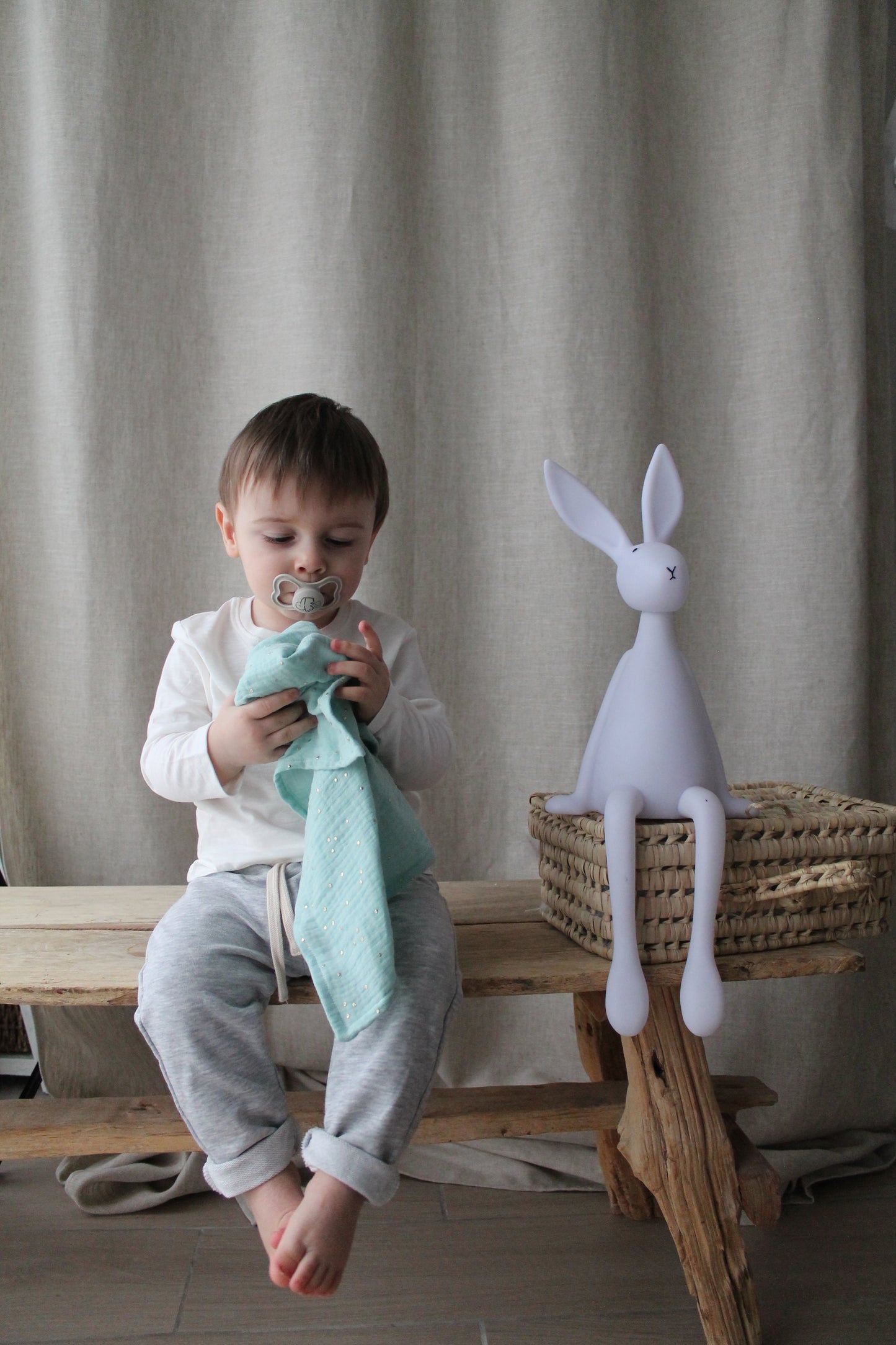 Maxi lange gaze de coton pour bébé personnalisé