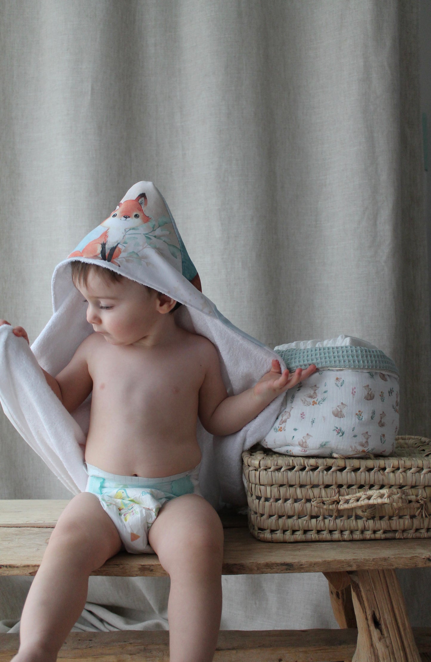Cape de bain personnalisée