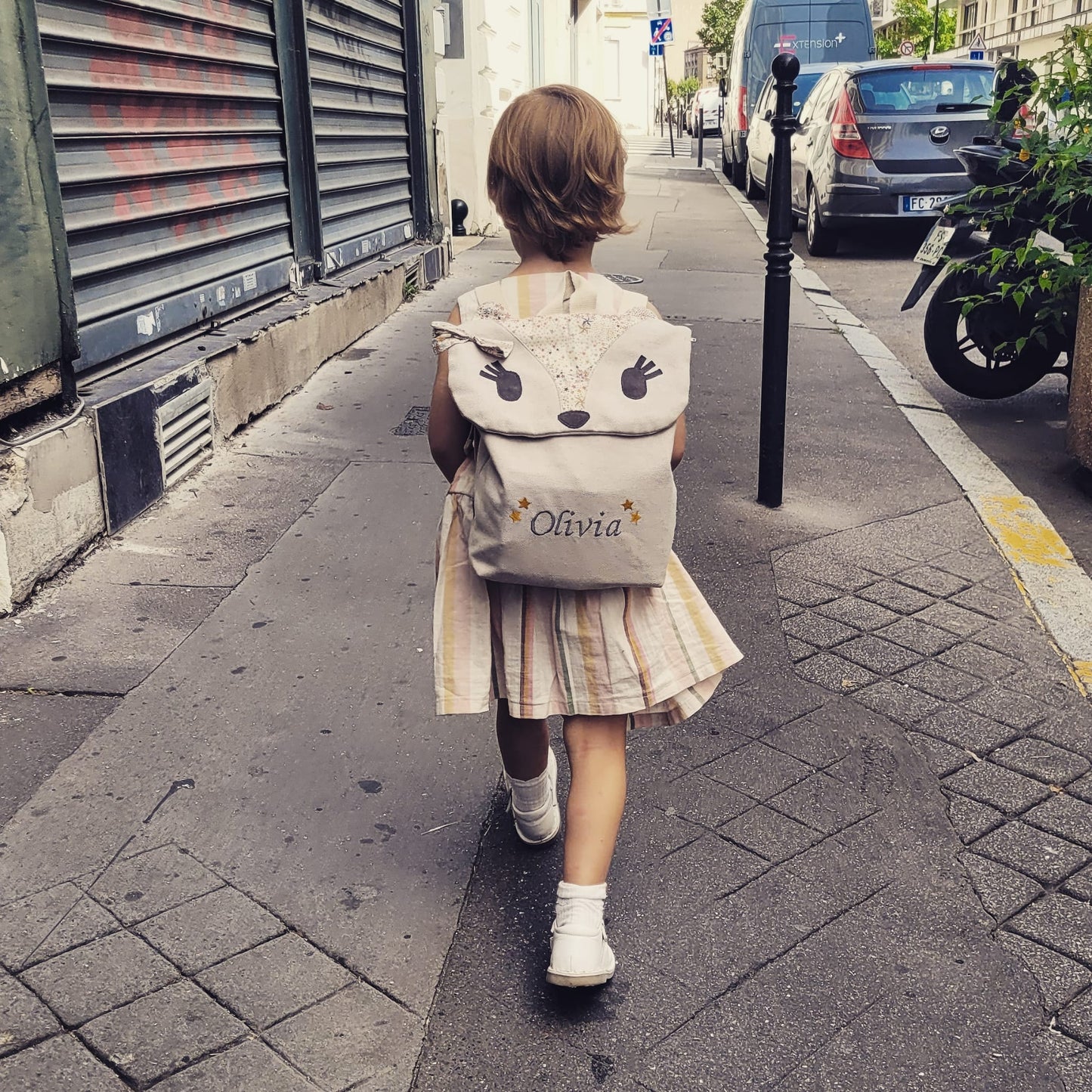 Sac à dos renard personnalisé