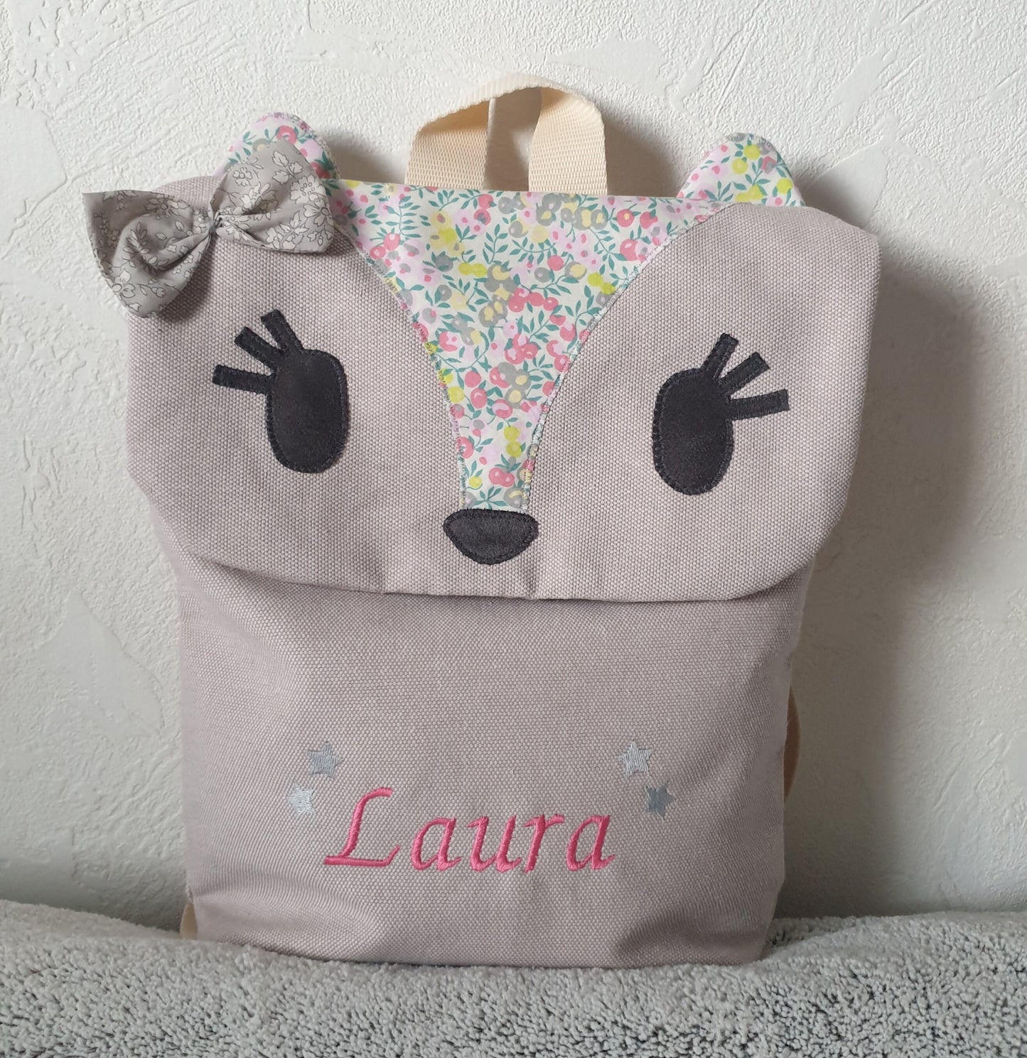 Sac à dos renard personnalisé