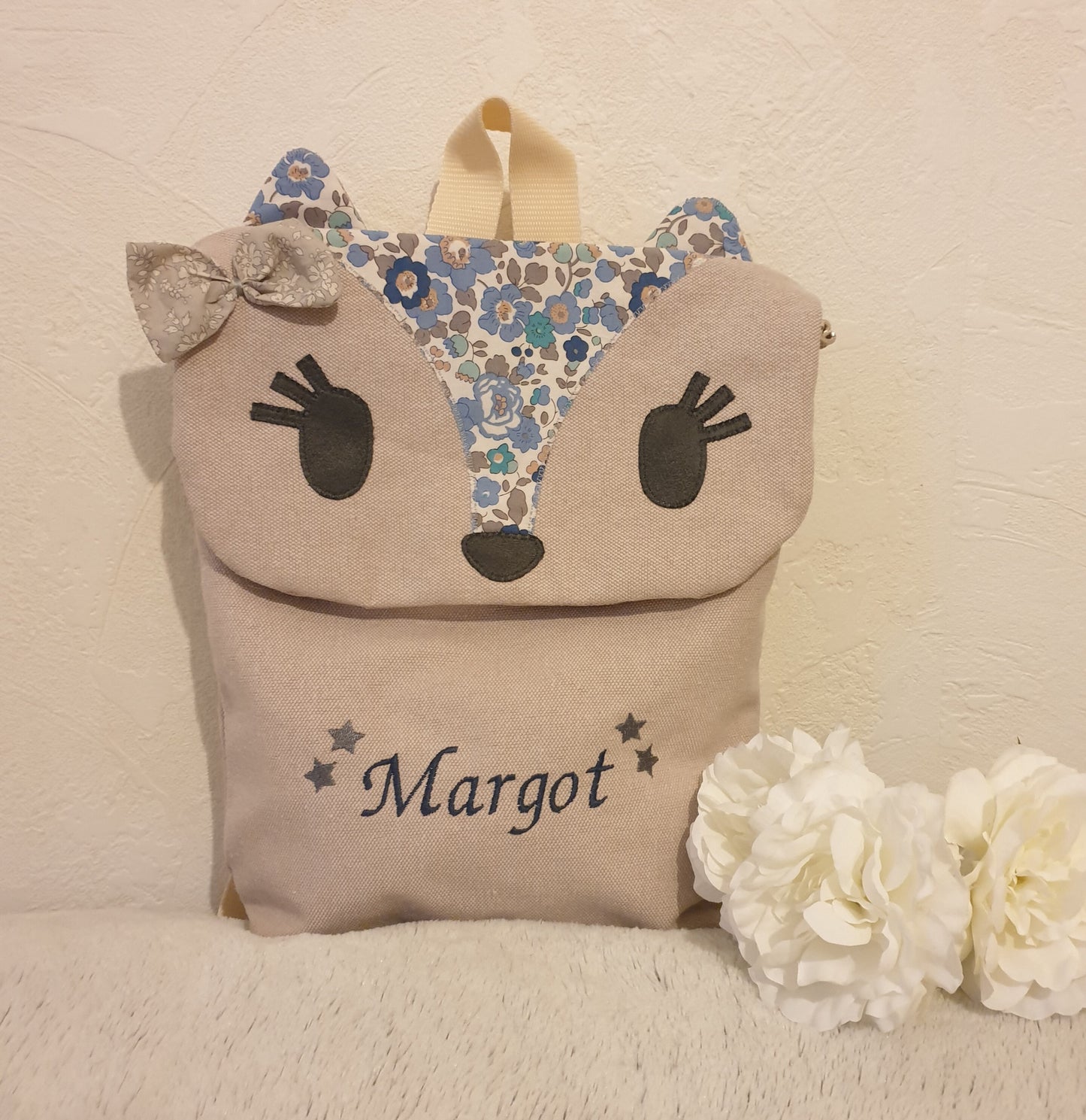 Sac à dos renard personnalisé