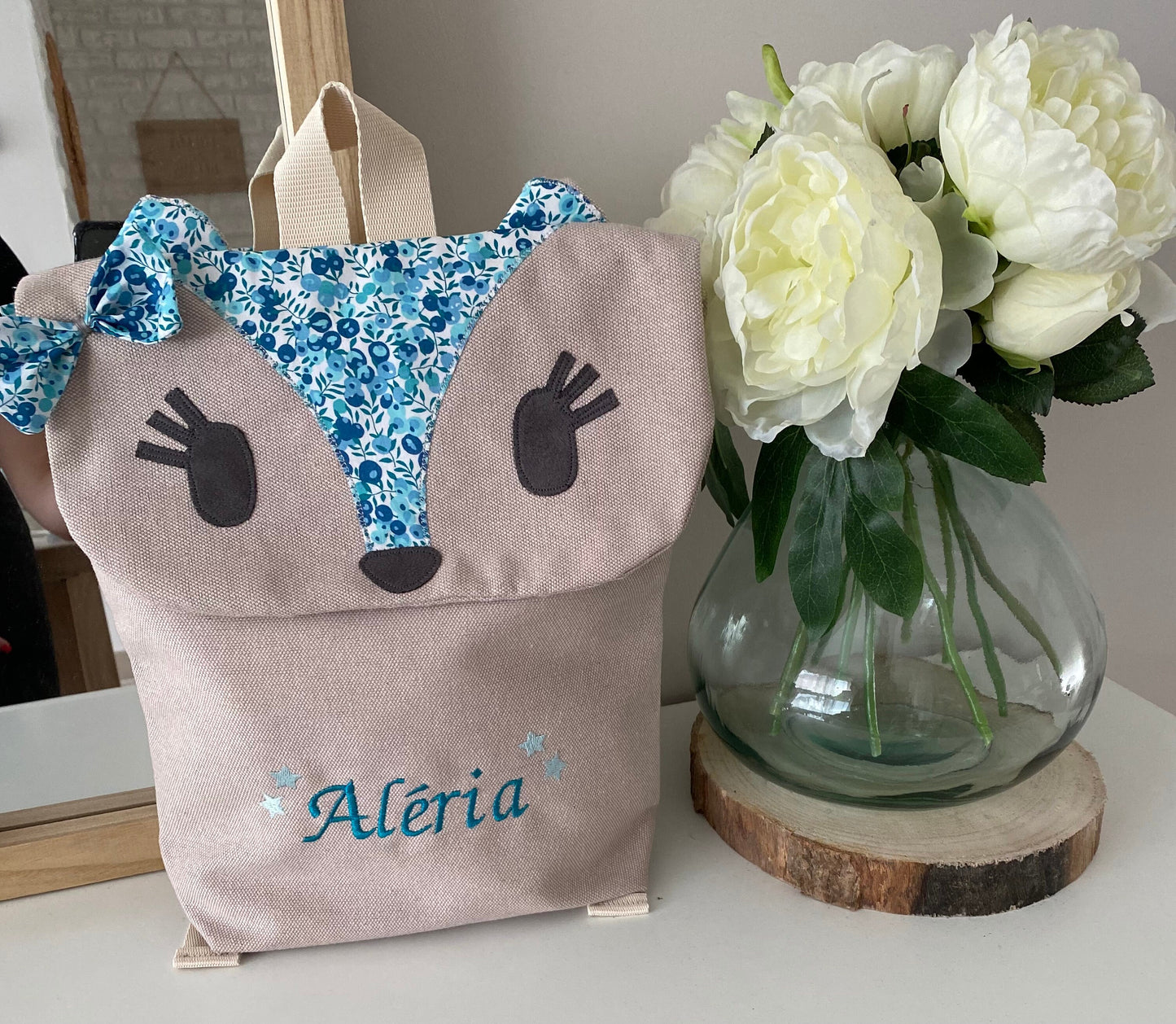 Sac à dos renard personnalisé