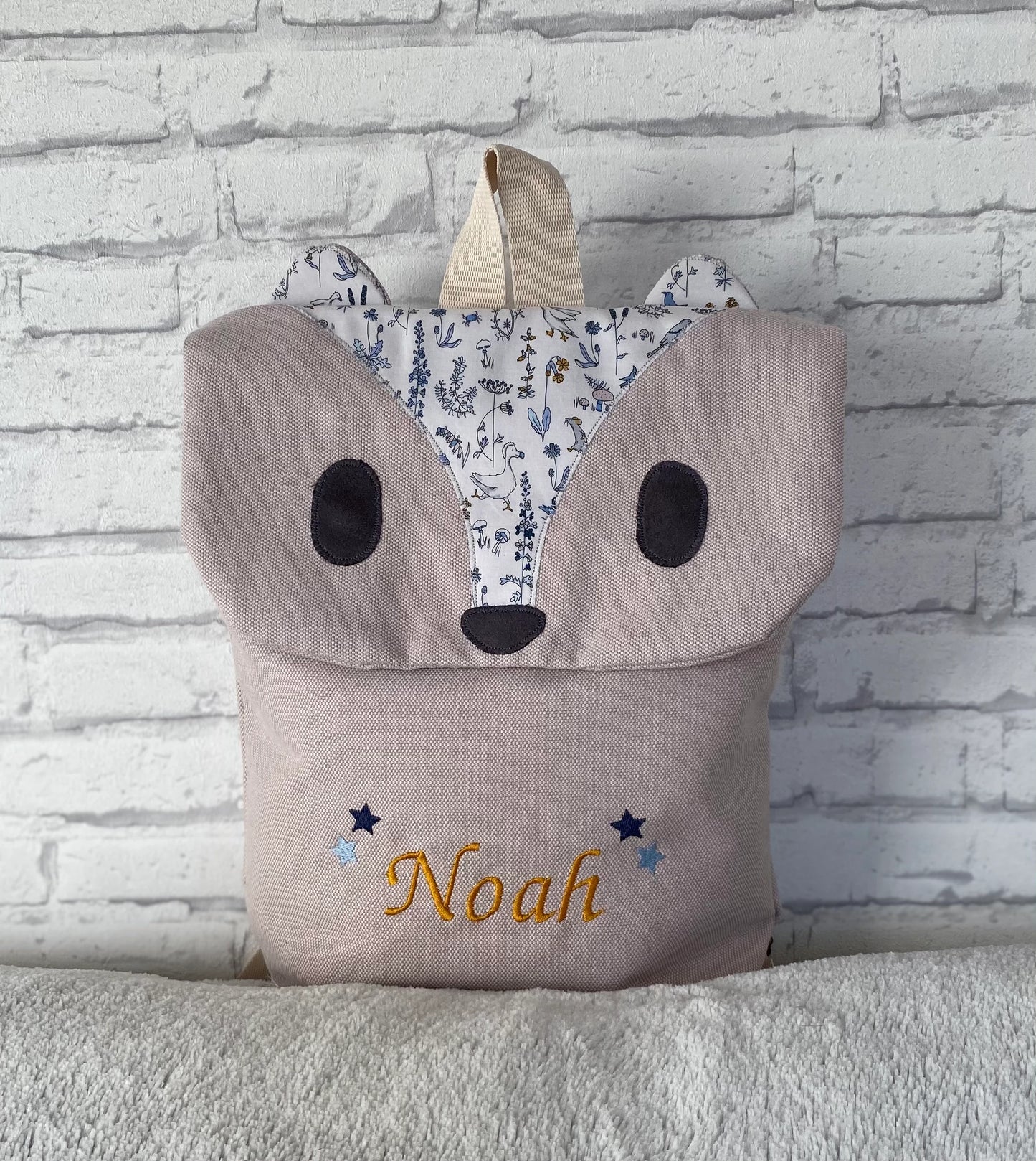 Sac à dos renard personnalisé