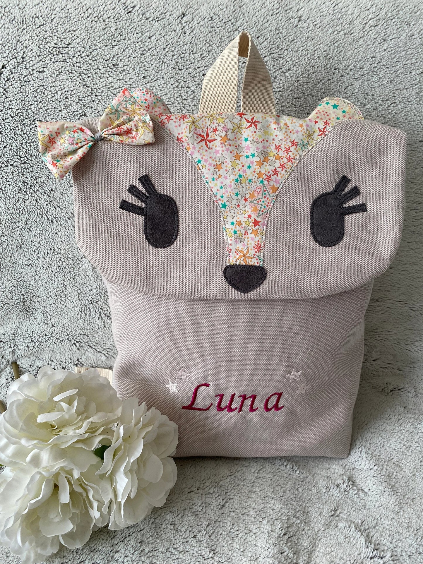 Sac à dos renard personnalisé