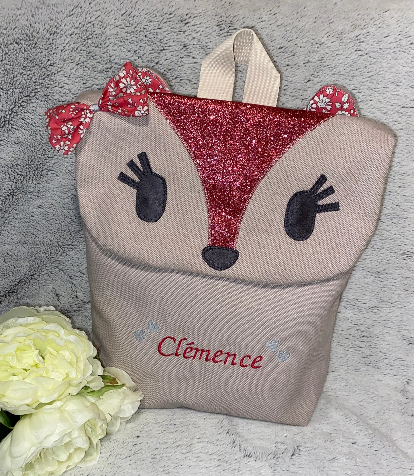 Sac à dos renard personnalisé