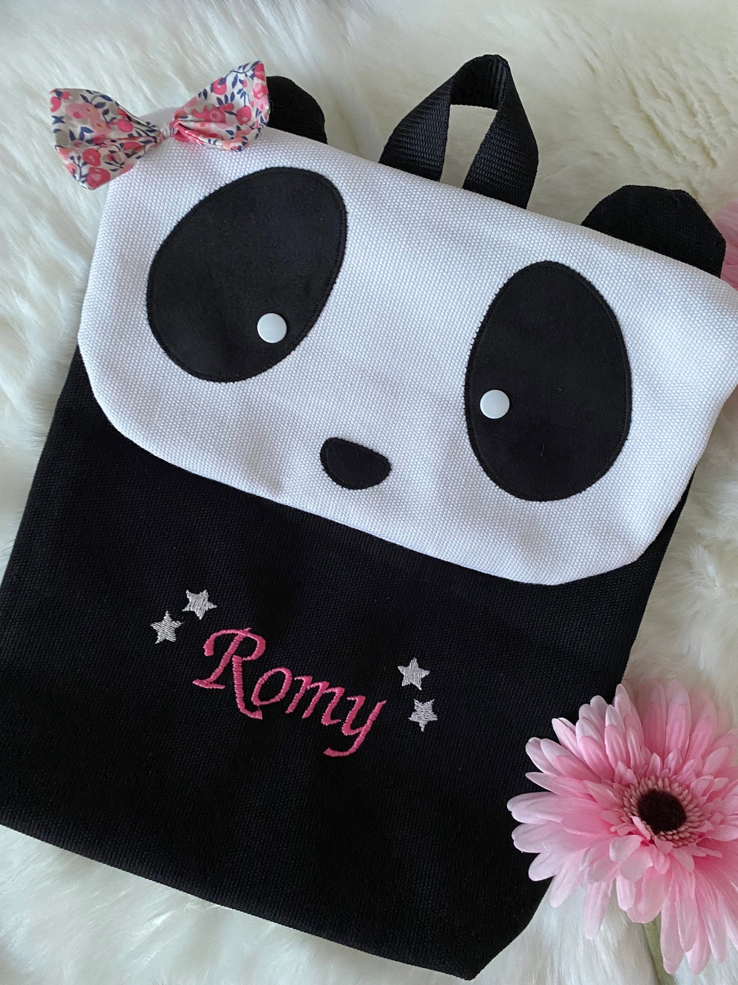 Sac à dos panda personnalisé